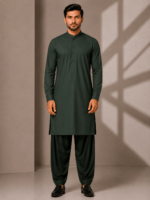 Bottle Green Aero Bosky – Soft Touch Premium Bosky Suit For Men