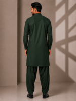 Bottle Green Aero Bosky – Soft Touch Premium Bosky Suit For Men - Image 4
