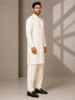 Cream Aero Bosky – Soft Touch Premium Bosky Suit For Men - Image 3