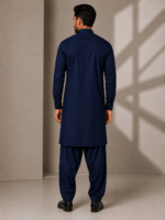 Navy Blue Aero Bosky – Soft Touch Premium Bosky Suit For Men - Image 4