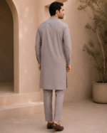 Neutral Stone Royal Air Summer Khaddar – Premium Unstitched Men’s Fabric - Image 2
