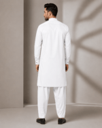 Pearl White Aero Bosky – Soft Touch Premium Bosky Suit For Men - Image 4