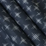 Grey White -Royal Thread Digital Kurta