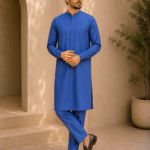 Royal Blue Royal Air Summer Khaddar – Premium Unstitched Men’s Fabric