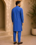 Royal Blue Royal Air Summer Khaddar – Premium Unstitched Men’s Fabric - Image 4