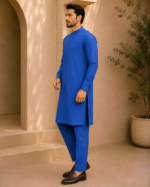 Royal Blue Royal Air Summer Khaddar – Premium Unstitched Men’s Fabric - Image 3