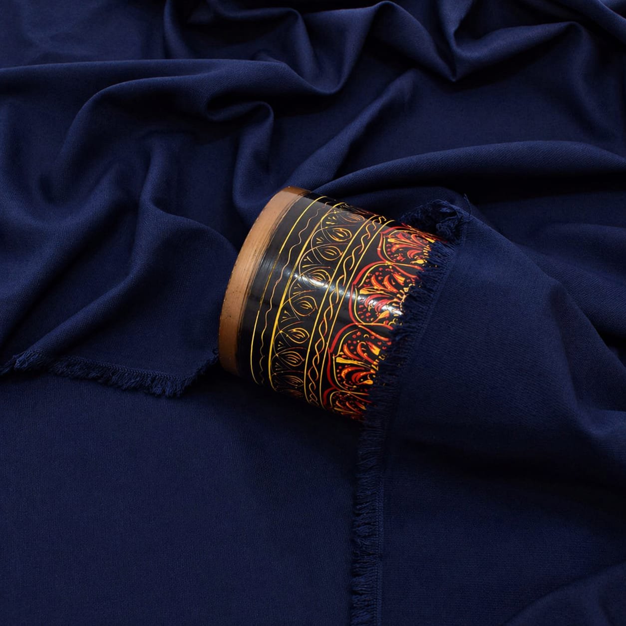 Premium Navy Blue Soft Flow Wash Wear - Summer Collection