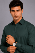 Dark Green - Tehzeeb Cotton by Dynasty – Premium Summer Collection 4.5M - Image 2