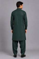 Dark Green - Tehzeeb Cotton by Dynasty – Premium Summer Collection 4.5M - Image 4