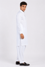 Pure White - Tehzeeb Cotton by Dynasty – Premium Summer Collection 4.5M - Image 3