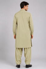 Olive - Tehzeeb Cotton by Dynasty – Premium Summer Collection 4.5M - Image 4