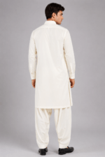 Off White - Tehzeeb Cotton by Dynasty – Premium Summer Collection 4.5M - Image 4
