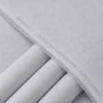 100% Pure Shah Jahan Cotton Latha - Silver ice
