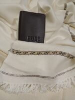 Creamy - Kashmiri Pure Wool Shawl - Light Weight Winter Collection - Image 4