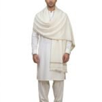 Milky - Kashmiri Pure Wool Shawl - Light Weight Winter Collection