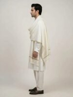 Milky - Kashmiri Pure Wool Shawl - Light Weight Winter Collection - Image 2